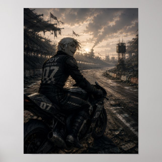 Glädje / Racer / Oändlig bana Poster (Framsidan)