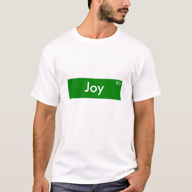 Glädje Rd. Skjorta T-shirt (Framsida)