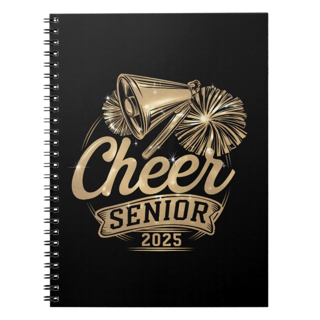 Glädje Senior 2025 Cheerleader Examen Klass Av Anteckningsbok (Framsidan)