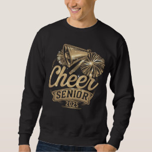 Glädje Senior 2025 Cheerleader Examen Klass Av Lång Ärmad Tröja