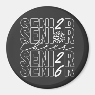 Glädje Senior 2026 Cirkelmagnet Magnet
