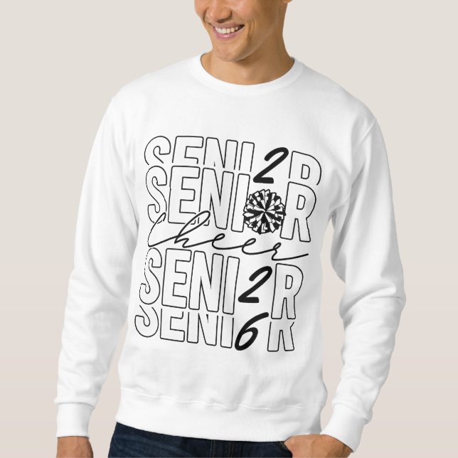 Glädje Senior 2026 Män Lång Ärmad Tröja (Framsida)