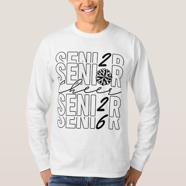 Glädje Senior 2026 Män LS T Shirt (Framsida)