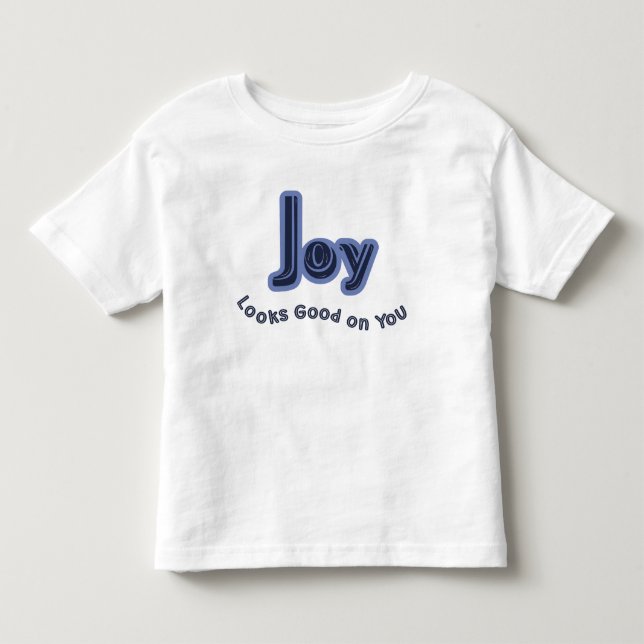 Glädje ser bra ut på dig t shirt (Framsida)