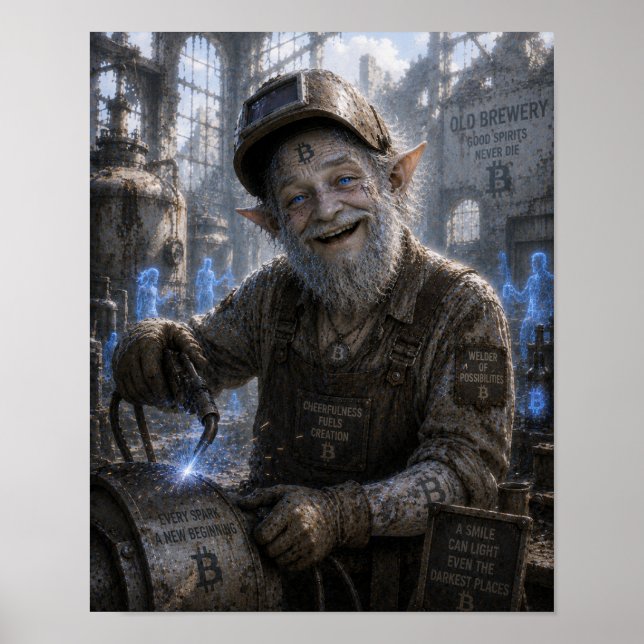Glädje / Svetsare / Övergiven bryggeri Poster (Framsidan)