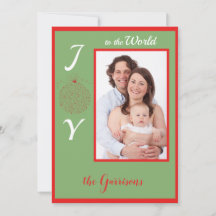 Glädje till världen Foto Semestern Flat Kort