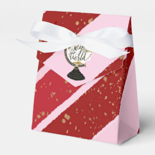 Glädje till Världen Global Högtid Pink & Röd Fest Presentaskar