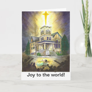 Glädje till världen! helgkort