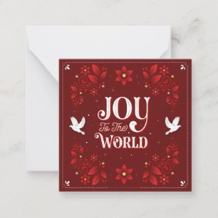 Glädje till världen Julkort Stationery Card Anteckningskort