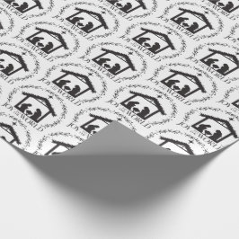 Glädje till världen Julkrubba jul Presentpapper