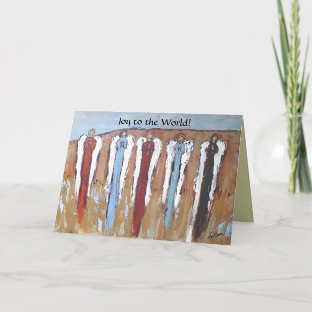 Glädje till världen! kort (Framsida)