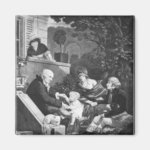 Glädjear av att vara en far, c.1797 magnet