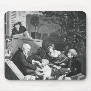 Glädjear av att vara en far, c.1797 musmatta