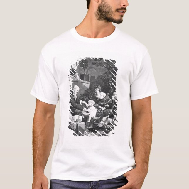 Glädjear av att vara en far, c.1797 tee shirt (Framsida)
