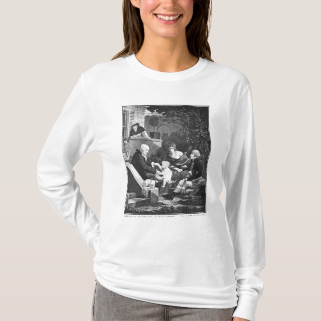 Glädjear av att vara en far, c.1797 tee shirt (Framsida)