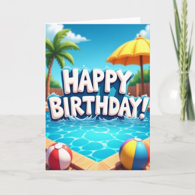 Glädjebad Splash Kort (Framsida)