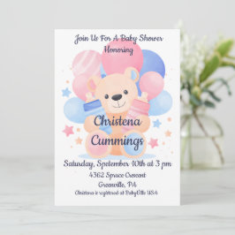 Glädjebarn Babyshower Inbjudningar