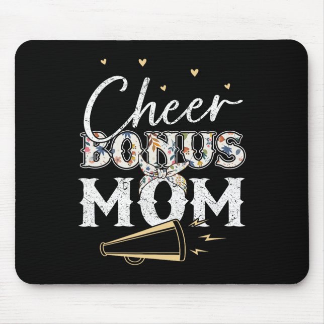 Glädjebonus Mamma Tröja Leopard Cheerleading Styv  Musmatta (Framsidan)