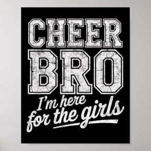 Glädjebrors Hjälp för Tjejer Cheerleading Tröja Ma Poster