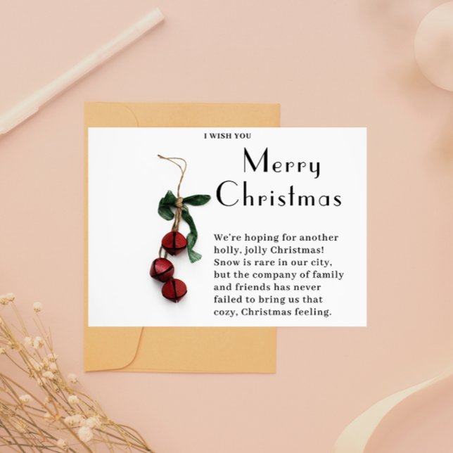 Glädjebud och tröst julkort (Tidings of Comfort and Joy Holiday Card)
