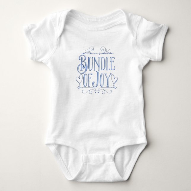 Glädjebunt Babypojke T-shirt (Framsida)