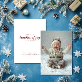 Glädjebuntar Julkort