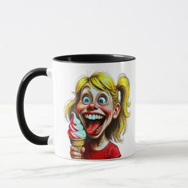 Glädjeburst med Glass Mugg (Vänster)