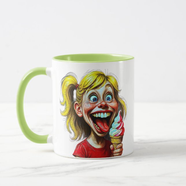 Glädjeburst med Glass Mugg (Vänster)