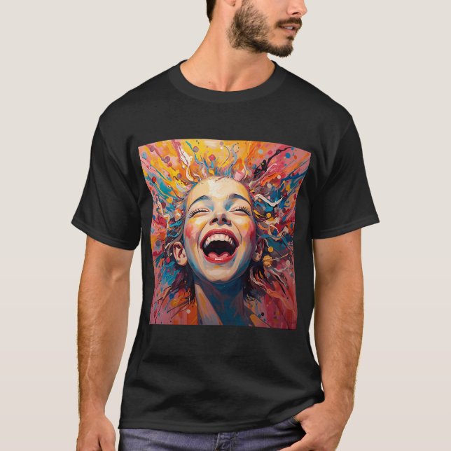 Glädjeexplosion T Shirt (Framsida)