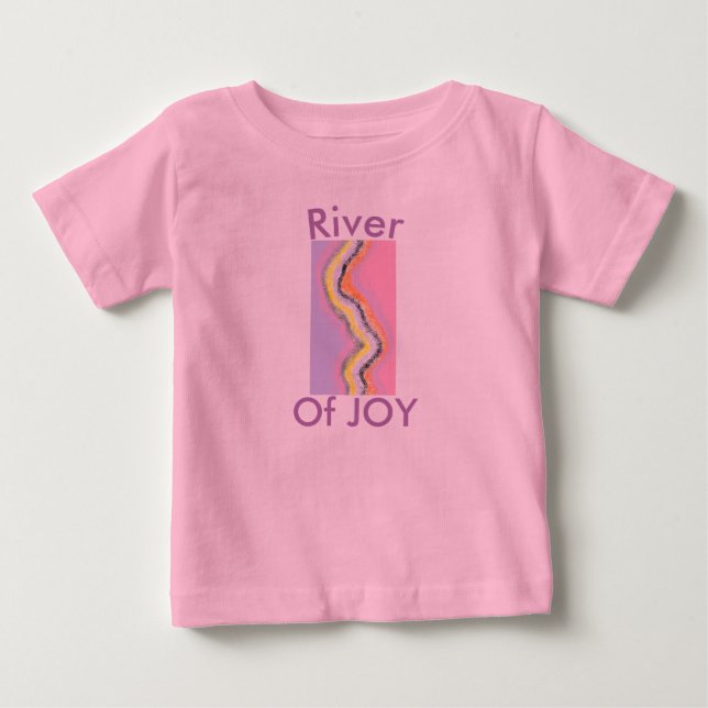 Glädjeflod Babyplagg T-shirt (Framsida)
