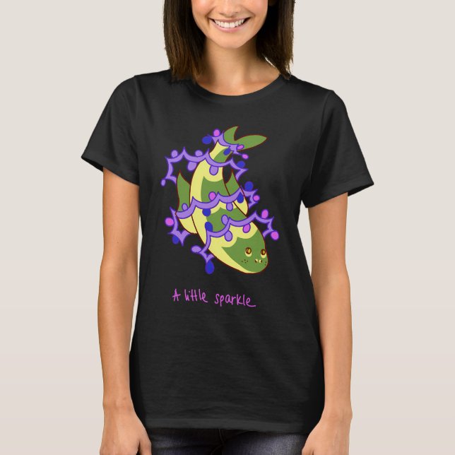 Glädjefull Lavendel Uppstigning T Shirt (Framsida)