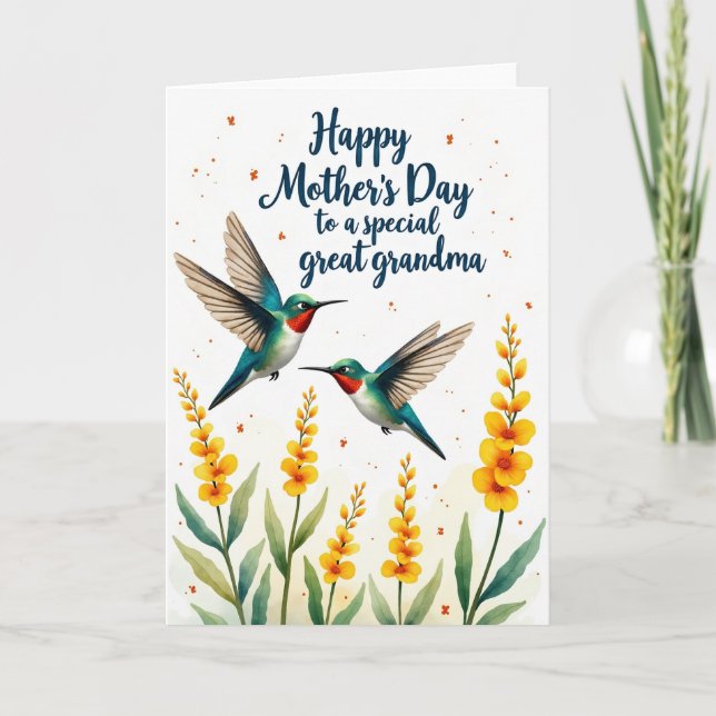 Glädjefulla Blommor Mors Kort (Framsida)