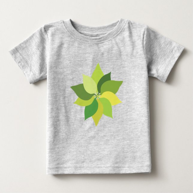Glädjefulla Frodiga Löv.    T Shirt (Framsida)