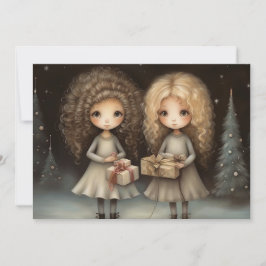 Glädjefulla helger: Ett hjärtligt julhälsning Julkort