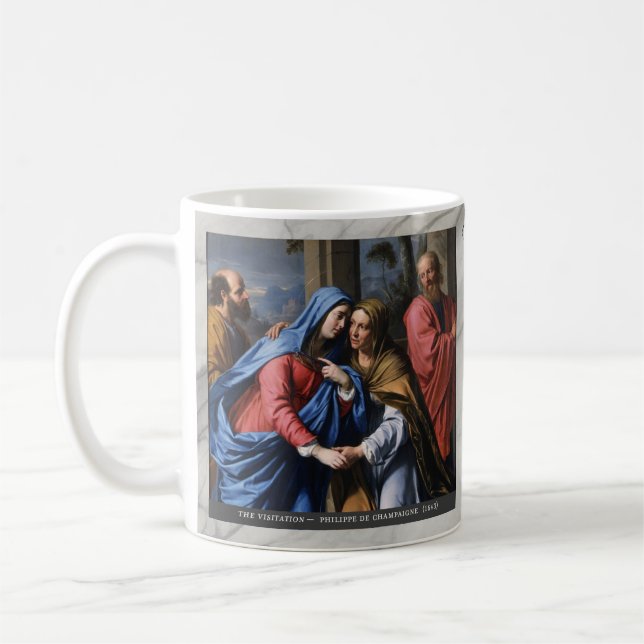Glädjefulla mysterier i rosenkransen, artikel #2:  kaffemugg (Vänster)