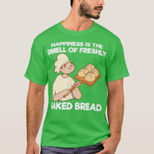 Glädjen är en slemma av färskat bakat bröst t shirt