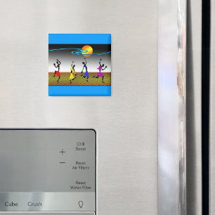 Glädjen av dansen magnet