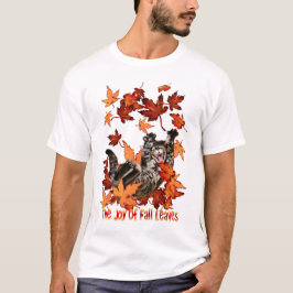 Glädjen av den höst löv skjortan t-shirt