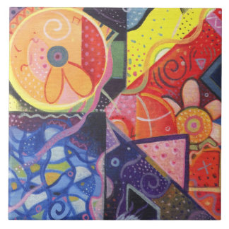 Glädjen av design VII belägger med tegel Kakelplatta