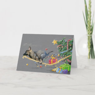 glädjen av jul helgkort