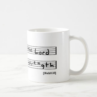 Glädjen av lorden är min styrka kaffemugg