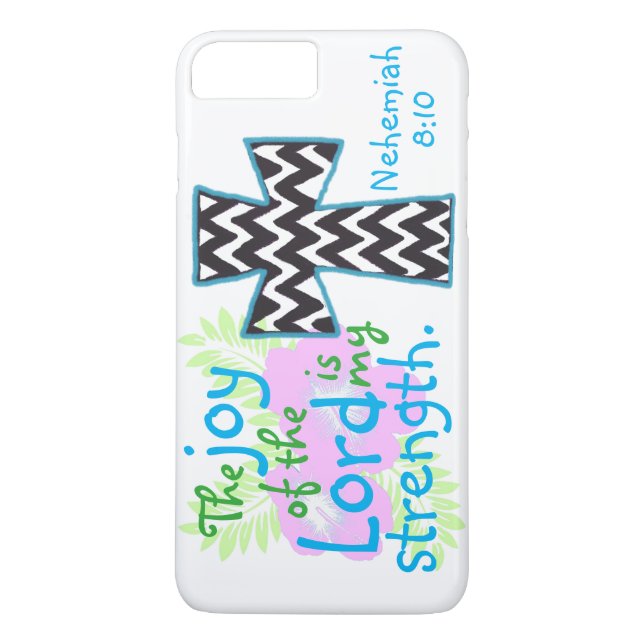 Glädjen av lorden är min styrkabibelverse Case-Mate iPhone skal (Baksida)