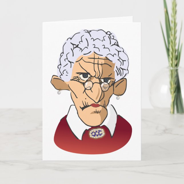 Glädjens Dag, Mamma Mors Dag Humor Kort (Framsida)