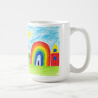 Glädjens färger kaffemugg