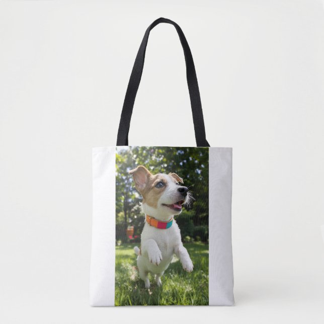 Glädjens Glans hos Hund Tygkasse (Framsida)
