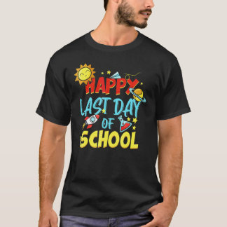 Glädjens sista skoldag Elever och lärare 4 T Shirt