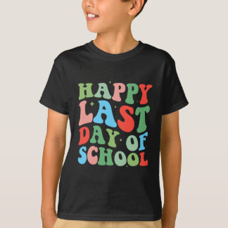 Glädjens sista skoldag - Groovy Retro Student T Shirt