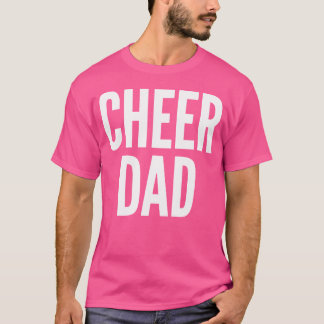 Glädjepappa för Cheerleading Matchande Föräldrar T Shirt