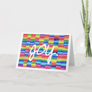 Glädjeregnbåge Frameable Notecard Kort