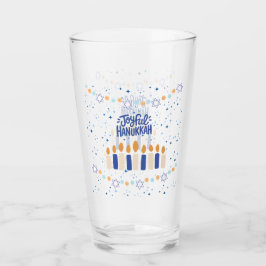 Glädjerik Hanukkah Glaskopp
